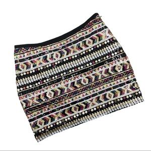 Guess Multi Color Sequin Mini Skirt Women’s Small